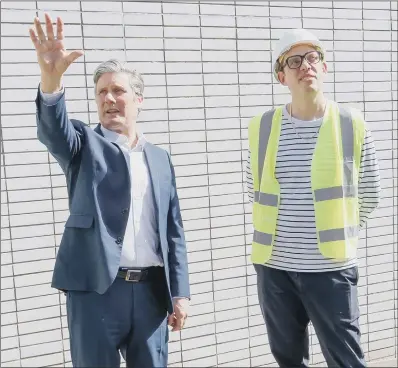  ?? PICTURE: DANNY LAWSON/PA ?? HIGH TURNOUT?: Labour Party leader Sir Keir Starmer during a visit to Sheffield, ahead of May’s local elections.