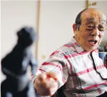  ?? THE ASSOCIATED PRESS ?? Original Godzilla actor Haruo Nakajima died on Monday at age 88.