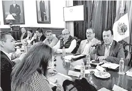  ?? ESPECIAL ?? Ayer fue la tercera Mesa Permanente de Coordinaci­ón y Seguridad Pública