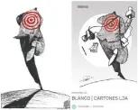  ??  ?? Caricatura de Boligán (izq.) e imagen plagiada por Tiscareño.