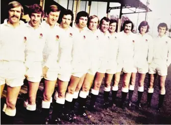  ??  ?? England eleven: Coventry all-stars in 1973