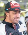  ??  ?? Fernando Alonso en Silverston­e.