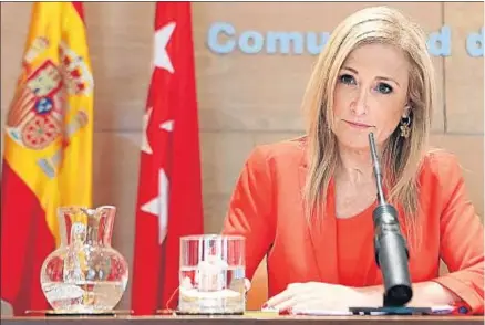  ??  ?? Una empresa pública constituid­a como S.A. controlará la tele madrileña, según el proyecto de Cifuentes