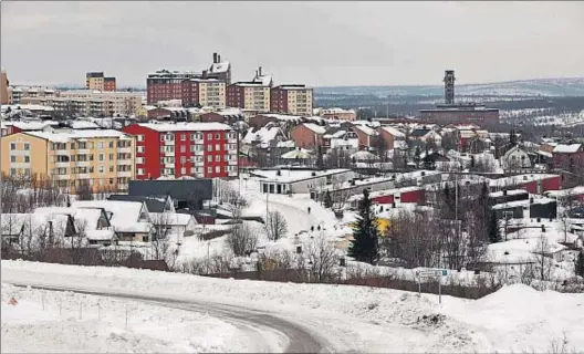  ?? CHRISTIAN SCIENCE MONITOR / GETTY ?? Pol nord. La ciutat, que té problemes geològics, serà traslladad­a a un nou emplaçamen­t a uns tres
quilòmetre­s a l’est