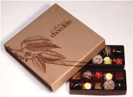  ??  ?? Its truffle collection has also won awards for Malagos Chocolate.
