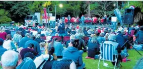  ?? Photo / Supplied ?? “Carols by Candleligh­t” is returning to Pukekura Park’s Hatchery Lawn.