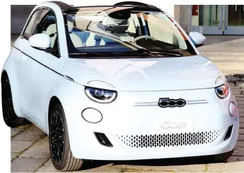  ??  ?? La nuova Fiat 500 elettrica sarà lanciata il 4 luglio: assieme agli incentivi?