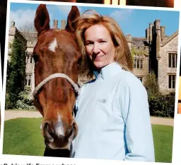  ??  ?? Tragedy: Michael Treichl, above left, his wife Emma whose home Parnham House in Dorset burned to the ground