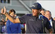  ?? DAVID J. PHILLIP / ASSOCIATED PRESS FILE ?? Phil Mickelson says he has felt pressure and stress affecting him at a deeper level over the last 10 years and he needs time away. However, he did not say if he would be taking a break from golf.