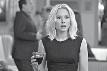  ?? Colleen Hayes, NBC ?? Kristen Bell stars in the comedy “The Good Place.”