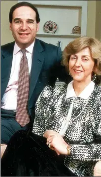  ??  ?? Hounded for years: Leon Brittan with his wife Diana
