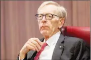  ??  ?? In this file photo, Commission­er Kenneth Hayne during The Royal Commission’s initial public hearing into Misconduct in the Banking, Superannua­tion and Financial Services Industry in Melbourne. (AP)