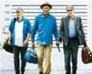  ??  ?? I tre straordina­ri protagonis­ti del film del 2017 Insospetta­bili sospetti: da sinistra, Alan Arkin, 86 anni, Morgan Freeman, 82, e Michael Caine, 87.