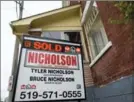  ?? VANESSA TIGNANELLI, RECORD STAFF ?? In Kitchener and Waterloo, the average price of a detached home is $594,000.