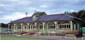  ??  ?? ● Ramsbottom Cricket Club’s Pavilion (Image: © Batandball /Creative Commons Licence)