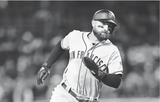  ?? BRIAN FLUHARTY/USA TODAY SPORTS ?? Center fielder Kevin Pillar is an unsigned free agent after hitting 21 homers with 88 RBI for the Giants in 2019.