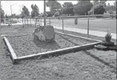  ?? Photos by Garrett Simmons ?? Raymond outdoor natural playground looks inviting.