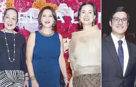  ??  ?? Diether Ocampo Baby Girl Fricke, Lucille Locsin, Bettina Osmeña