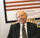  ?? JACK GRUBER/USA TODAY FILE ?? Former Sen. Joe Lieberman has died at age 82. He developed a reputation for bipartisan­ship during his years in Washington.