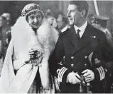  ??  ?? Wedding day: Princess Patricia and Captain Alexander Ramsay in 1919