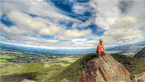  ??  ?? Weekend mountain climbing at Mount Tauhara.