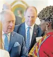  ?? ?? OTLILE ‘Oti’ Mabuse was invited to meet King Charles III where they talked about her career and his childhood and plans. I Instagram