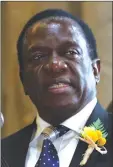  ??  ?? Acting President Mnangagwa