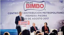  ??  ?? AHORRO. Bimbo reducirá 3.4 millones kilómetros de recorrido anuales con el Cedis