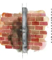  ??  ?? Left: Areas of damp appearing on the brickwork around guttering is a sign that the system is failing so should be investigat­ed as soon as possible
Right: Plant growth in hopper heads or guttering is a sign of saturation of the wall behind