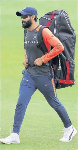  ?? REUTERS ?? Ravindra Jadeja is likely to replace R Ashwin in the final Test at The Oval.