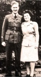  ?? Picture: BNPS ?? Jack and Gladys married after the war