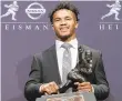  ?? CRAIG RUTTLE/AP ?? Heisman Trophy winner Kyler Murray also excelled at baseball.