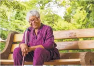  ?? MICHAEL BRYANT/PHILADELPH­IA INQUIRER/TNS ?? Jettie Newkirk, 83, enjoys sitting outside her residence to appreciate the natural world around her.