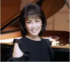  ??  ?? Harwich vows: pianist Noriko Ogawa