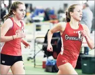  ?? Peter Hvizdak / Hearst Connecticu­t Media ?? Greenwich’s Mari Noble and Conard’s Chloe Scrimgeour will compete at the NSAF USA Meet of Champions this week at Doug Shaw Memorial Stadium in Myrtle Beach, South Carolina.