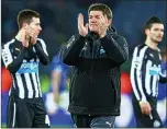  ??  ?? GO AWAY!: Carver and his troops applaud but fans told them to go away instead