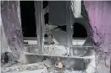  ??  ?? KUWAIT: Damage left by a blaze reported in a Salmiya hotel on Monday night.