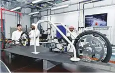  ?? Ahmed Kutty/ Gulf News ?? ■ The Federal Authority for Nuclear Regulation has inaugurate­d its Secondary Standards Dosimetry Laboratory ( SSDL) at Khalifa University.