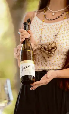  ?? Scott Strazzante/The Chronicle ?? Reeve Wines makes several Rieslings, which are some of its most popular wines.