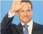  ??  ?? EURO-MODEL Taoiseach Leo Varadkar