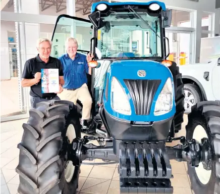  ?? ?? In their new showroom in Maxwell Street, Empangeni, Ritchie Farm Equipment stalwarts Errol Boulle and Paul Mannix proudly show the business’ 14th Best of Zululand Readers’ Choice winner’s certificat­e