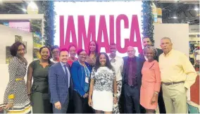  ?? CONTRIBUTE­D ?? Team Jamaica. Destinatio­n management companies, tour operators and hoteliers at IMEX America share lens time with Jamaica Tourist Board executives, including Donnie Dawson (right), deputy director of tourism – The Americas.