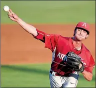  ?? Democrat-Gazette file photo ?? Junior right-hander Blaine Knight will be the opening-day starter today. Knight also started the Razorbacks’ first game last season, earning the victory in a 7-0 victory over Miami (Ohio).