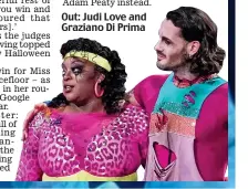  ?? ?? Out: Judi Love and Graziano Di Prima