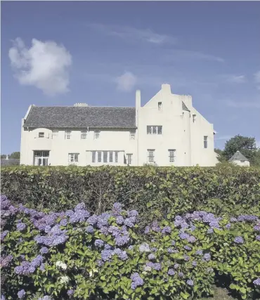  ??  ?? Interiors from Hill House will go on display in Glasgow while the building under goes a renovation to allow its sandstone walls to dry out