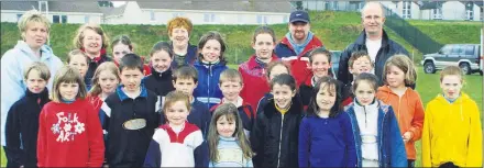  ??  ?? Some of those who attended the Grange/Fermoy Athletic Club annual school sports in Fermoy in 2000.