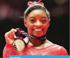  ??  ?? Simone Biles