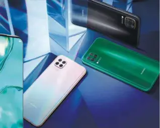  ??  ?? The Huawei Nova 7i offers next-level, flagship phone features.