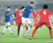  ?? AIFF ?? India lost 21 to Maldives in the SAFF Championsh­ip final.