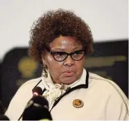  ?? Picture: Alaister Russell ?? National Assembly speaker Nosiviwe Mapisa-Nqakula is accused of misleading MPs about Xolile George’s salary package by getting them to endorse his candidacy for secretary to parliament at a pay scale that was later significan­tly increased without public disclosure.